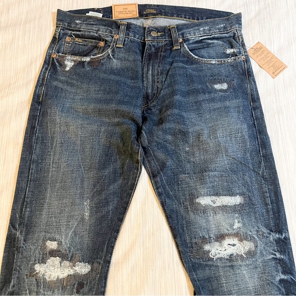 Ralph Lauren Varick Slim Straight Rope Dyed Jeans - Picture 4 of 16